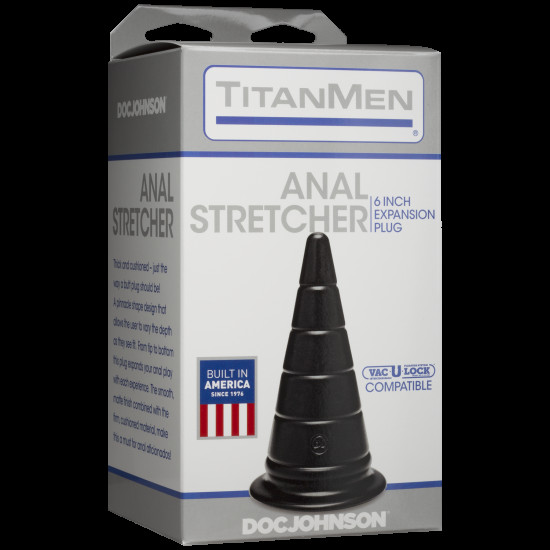 Анальний стимулятор Doc Johnson TitanMen - Anal Stretcher 6 Inch Plug, діаметр 6,6 см Анальний стимулятор Doc Johnson TitanMen - Anal Stretcher 6 Inch Plug, діаметр 6,6 см