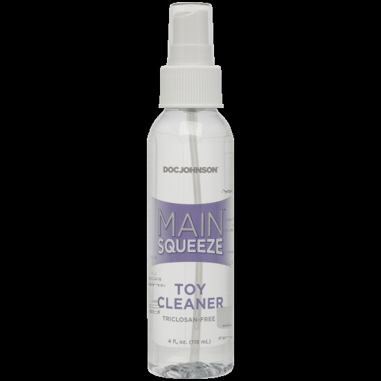 Очищувальний засіб для іграшок Doc Johnson Main Squeeze Toy Cleaner (118 мл) антибактеріальний Очищувальний засіб для іграшок Doc Johnson Main Squeeze Toy Cleaner (118 мл) антибактеріальний