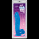 Фалоімітатор Doc Johnson Jelly Jewels Cock & Balls Blue, діаметр 3,6 см, антибактеріальний ПВХ Фалоімітатор Doc Johnson Jelly Jewels Cock & Balls Blue, діаметр 3,6 см, антибактеріальний ПВХ