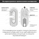Вібромастурбатор Tenga Flip Zero Electronic Vibration White, змінна інтенсивність, розкладний Вібромастурбатор Tenga Flip Zero Electronic Vibration White, змінна інтенсивність, розкладний