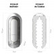Вібромастурбатор Tenga Flip Zero Electronic Vibration White, змінна інтенсивність, розкладний Вібромастурбатор Tenga Flip Zero Electronic Vibration White, змінна інтенсивність, розкладний