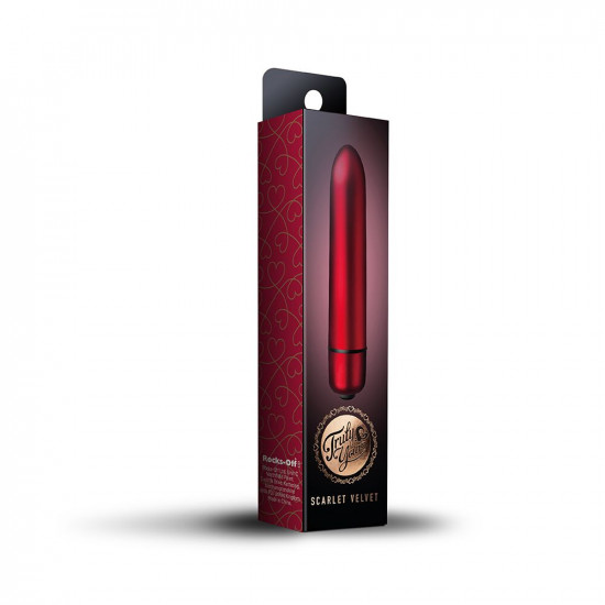 Віброкуля Rocks Off RO-90mm 10 Speed Scarlet Velvet матова Віброкуля Rocks Off RO-90mm 10 Speed Scarlet Velvet матова