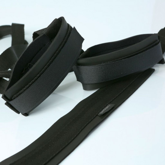 Гибкая распорка для ног Sportsheets Sex Sling Black для притягивания ног к телу Гибкая распорка для ног Sportsheets Sex Sling Black для притягивания ног к телу