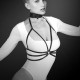 Портупея на груди Bijoux Pour Toi - JULIA, еластичний поліестер Портупея на груди Bijoux Pour Toi - JULIA, еластичний поліестер