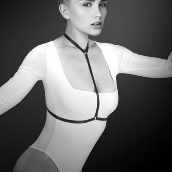 Портупея на груди Bijoux Pour Toi - PAMELA, еластичний поліестер Портупея на груди Bijoux Pour Toi - PAMELA, еластичний поліестер