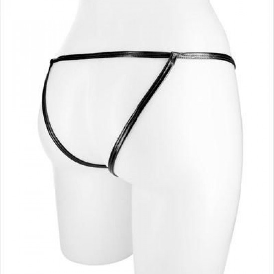 Трусики-стрінги з доступом Fashion Secret ANGELA Black Трусики-стрінги з доступом Fashion Secret ANGELA Black