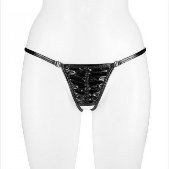 Трусики-стрінги з доступом Fashion Secret ANGELA Black Трусики-стрінги з доступом Fashion Secret ANGELA Black