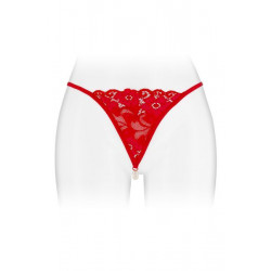 Трусики-стрінги з перлинною ниткою Fashion Secret VENUSINA Red