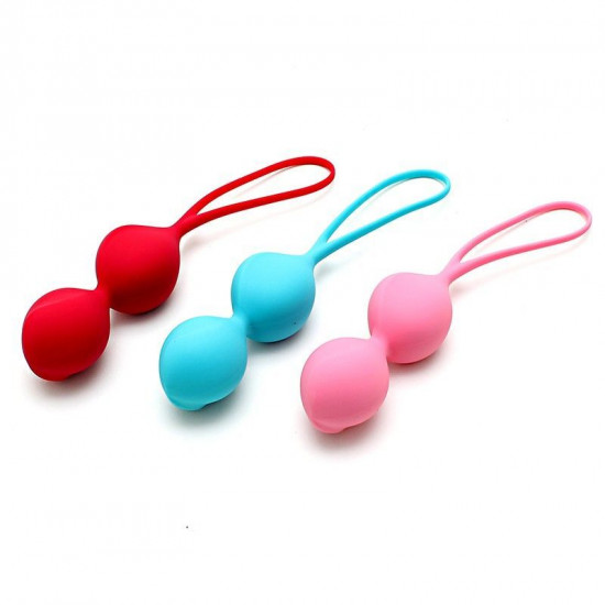 Вагінальні кульки Satisfyer V Balls (3 пари), діаметр 3,4 см, маса 79-114-150г, монолітні Вагінальні кульки Satisfyer V Balls (3 пари), діаметр 3,4 см, маса 79-114-150г, монолітні