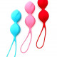 Вагінальні кульки Satisfyer V Balls (3 пари), діаметр 3,4 см, маса 79-114-150г, монолітні Вагінальні кульки Satisfyer V Balls (3 пари), діаметр 3,4 см, маса 79-114-150г, монолітні