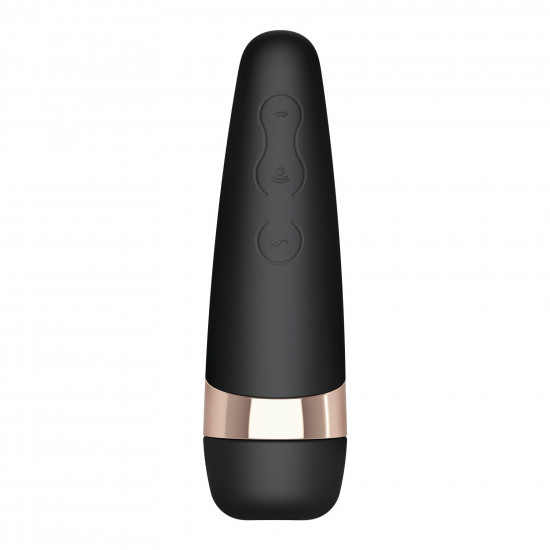 Вакуумний кліторальний стимулятор Satisfyer Pro 3 Vibration з вібрацією та дуже м'яка яким кінчиком Вакуумний кліторальний стимулятор Satisfyer Pro 3 Vibration з вібрацією та дуже м'яка яким кінчиком