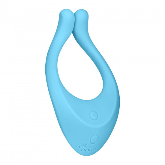 Вібратор для пар Satisfyer Endless Love Blue, 3 незалежні мотори, багатофункціональний Вібратор для пар Satisfyer Endless Love Blue, 3 незалежні мотори, багатофункціональний