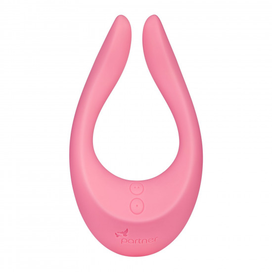 Вібратор для пар Satisfyer Endless Joy Pink, 3 незалежні мотори, багатофункціональний Вібратор для пар Satisfyer Endless Joy Pink, 3 незалежні мотори, багатофункціональний