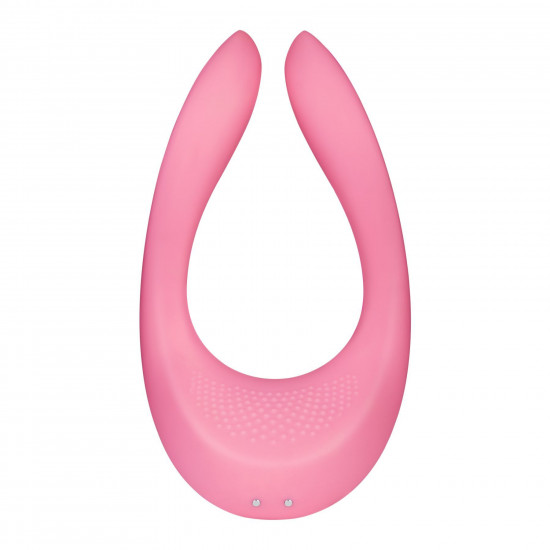 Вібратор для пар Satisfyer Endless Joy Pink, 3 незалежні мотори, багатофункціональний Вібратор для пар Satisfyer Endless Joy Pink, 3 незалежні мотори, багатофункціональний
