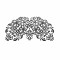 Маска на обличчя Bijoux Indiscrets - Dalila Mask, вінілова, клейове кріплення, без зав'язок