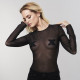Пестіс стікіні Bijoux Indiscrets Flash Cross Black, наліпки на соски Пестіс стікіні Bijoux Indiscrets Flash Cross Black, наліпки на соски