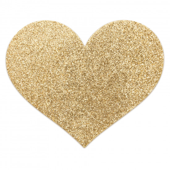 Пестіс - стикини Bijoux Indiscrets - Flash Heart Gold, наклейки на соски Пестіс - стикини Bijoux Indiscrets - Flash Heart Gold, наклейки на соски