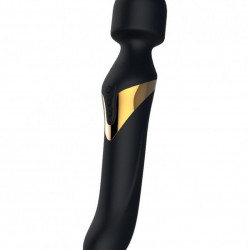 Вібромасажер 2в1 Dorcel Dual Orgasms Gold класичний масажер і вібратор з перлинним масажем