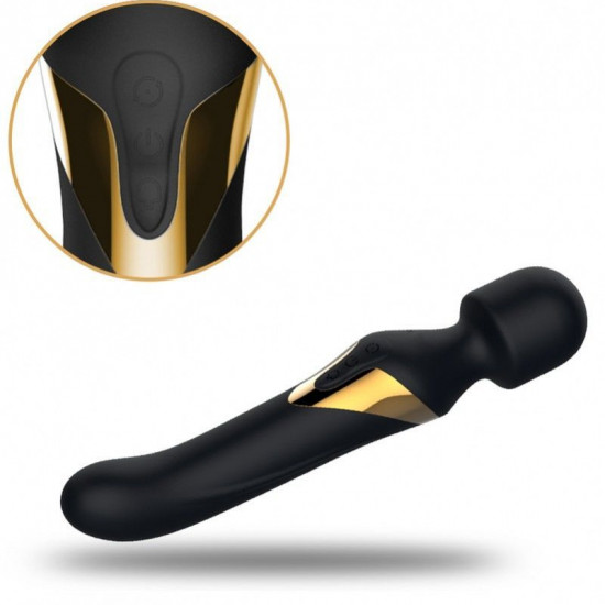 Вібромасажер 2в1 Dorcel Dual Orgasms Gold класичний масажер і вібратор з перлинним масажем Вібромасажер 2в1 Dorcel Dual Orgasms Gold класичний масажер і вібратор з перлинним масажем