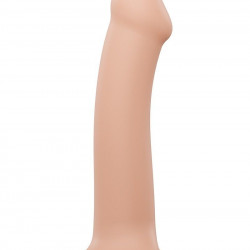 Насадка для страпону Strap-On-Me Dual Density Dildo Flesh L, діаметр 3,7 см, двошарова, гнучкий