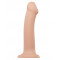 Насадка для страпону Strap-On-Me Dual Density Dildo Flesh L, діаметр 3,7 см, двошарова, гнучкий