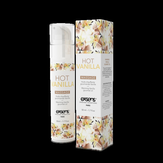 Масажна олія EXSENS Hot Vanilla 50мл розігріває, без цукру, без парабенів, їстівна Масажна олія EXSENS Hot Vanilla 50мл розігріває, без цукру, без парабенів, їстівна
