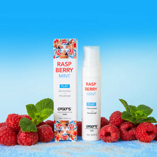 Розпродаж!!! Стимулюючий гель EXSENS Kissable Raspberry Mint 15мл (термін 07.2025) Розпродаж!!! Стимулюючий гель EXSENS Kissable Raspberry Mint 15мл (термін 07.2025)