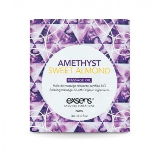 Пробник масажної олії EXSENS Amethyst Sweet Almond 3мл Пробник масажної олії EXSENS Amethyst Sweet Almond 3мл