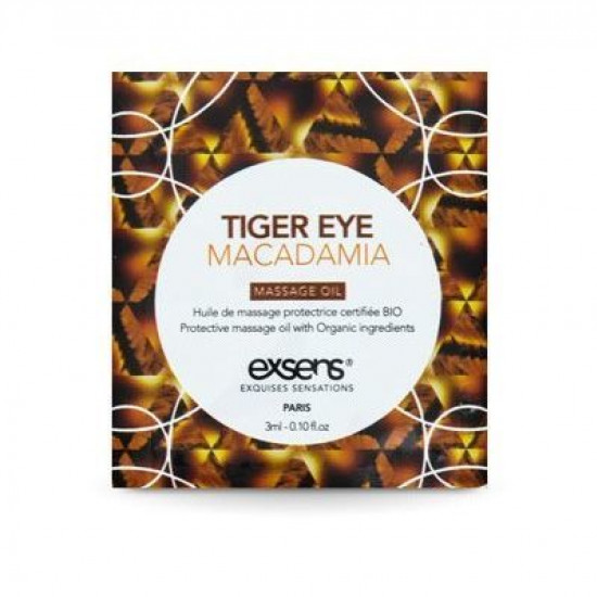 Пробник масажної олії EXSENS Tiger Eye Macadamia 3мл Пробник масажної олії EXSENS Tiger Eye Macadamia 3мл