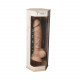 Фаллоимитатор SilexD Johnny Flesh (MODEL 1 size 7in), двухслойный, силикон +Silexpan, диаметр 3,8см