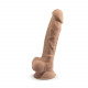 Фаллоимитатор SilexD Johnny Flesh (MODEL 1 size 7in), двухслойный, силикон +Silexpan, диаметр 3,8см