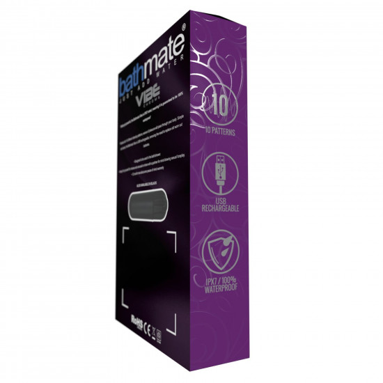 Вібропуля Bathmate Vibe Bullet Chrome, глибока потужна вібрація Вібропуля Bathmate Vibe Bullet Chrome, глибока потужна вібрація