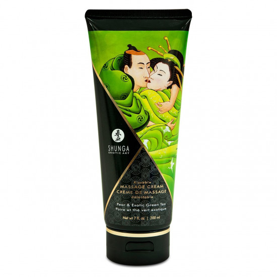 Їстівний масажний крем Shunga Kissable Massage Cream – Pear & Exotic Green Tea (200 мл) Їстівний масажний крем Shunga Kissable Massage Cream – Pear & Exotic Green Tea (200 мл)