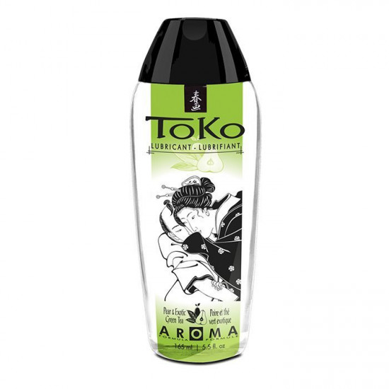 Лубрикант на водній основі Shunga Toko AROMA - Pear & Exotic Green Tea (165 мл), не містить цукру Лубрикант на водній основі Shunga Toko AROMA - Pear & Exotic Green Tea (165 мл), не містить цукру