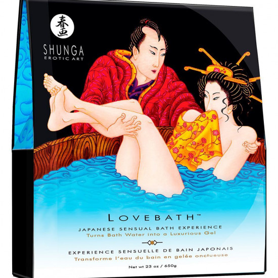 Гель для ванни Shunga LOVEBATH – Ocean temptations 650 г, робить воду ароматним желе зі SPA ефектом Гель для ванни Shunga LOVEBATH – Ocean temptations 650 г, робить воду ароматним желе зі SPA ефектом