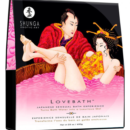 Гель для ванни Shunga LOVEBATH – Dragon Fruit 650 г, робить воду ароматним желе зі SPA ефектом Гель для ванни Shunga LOVEBATH – Dragon Fruit 650 г, робить воду ароматним желе зі SPA ефектом