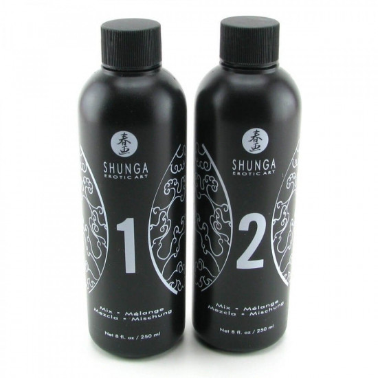 Гель для NURU масажу Shunga Oriental Body-to-Body – Melon Mango (2 x 225 мл) плюс простирадло Гель для NURU масажу Shunga Oriental Body-to-Body – Melon Mango (2 x 225 мл) плюс простирадло