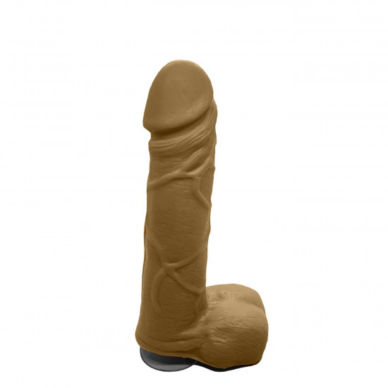 Крафтовое мыло-член с присоской Чистий Кайф Brown size M, натуральное