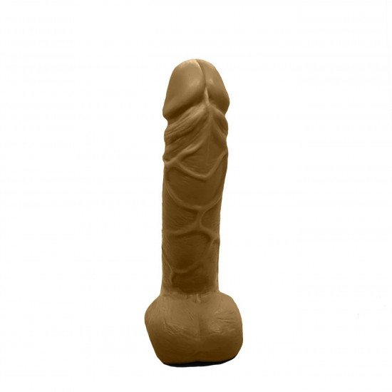 Крафтовое мыло-член с присоской Чистий Кайф Brown size M, натуральное