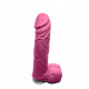 Крафтовое мыло-член с присоской Чистий Кайф Pink size M, натуральное