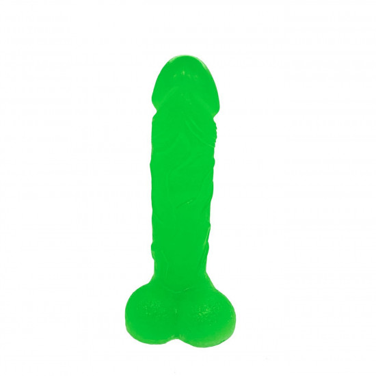 Крафтове мило-член із присоскою Чистий Кайф Green size L, натуральне Крафтове мило-член із присоскою Чистий Кайф Green size L, натуральне
