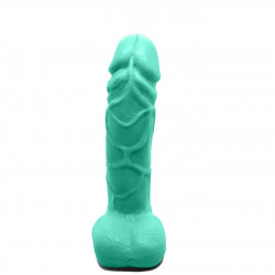 Крафтове мило-член із присоскою Чистий Кайф Turquoise size M, натуральне