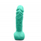 Крафтовое мыло-член с присоской Чистий Кайф Turquoise size M, натуральное