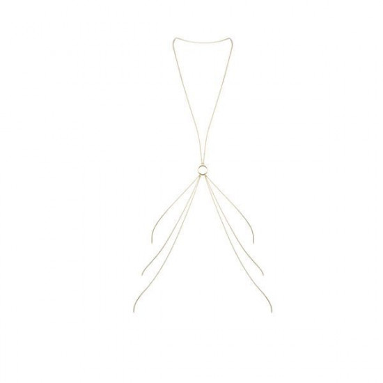 Ланцюжок для тіла Bijoux Indiscrets Magnifique 8 Body Chain - Gold, прикраса для тіла Ланцюжок для тіла Bijoux Indiscrets Magnifique 8 Body Chain - Gold, прикраса для тіла