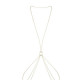 Ланцюжок для тіла Bijoux Indiscrets Magnifique 8 Body Chain - Gold, прикраса для тіла Ланцюжок для тіла Bijoux Indiscrets Magnifique 8 Body Chain - Gold, прикраса для тіла