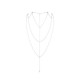 Ланцюжок для спини Bijoux Indiscrets Magnifique Back and Cleavage Chain - Silver, прикраса для тіла Ланцюжок для спини Bijoux Indiscrets Magnifique Back and Cleavage Chain - Silver, прикраса для тіла