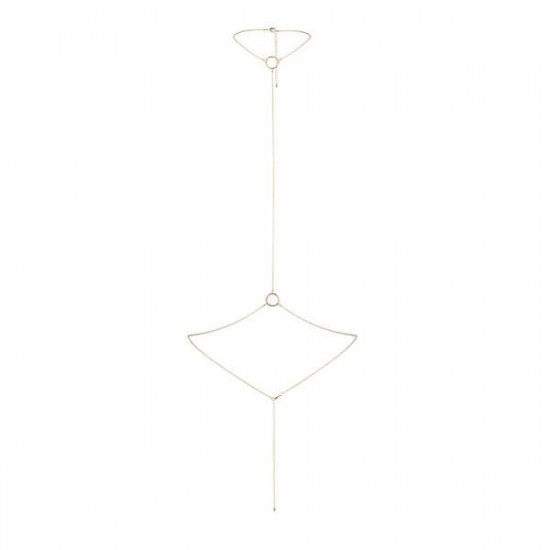 Ланцюжок на шию і пояс Bijoux Indiscrets Magnifique I Body Chain - Gold, прикраса на тіло Ланцюжок на шию і пояс Bijoux Indiscrets Magnifique I Body Chain - Gold, прикраса на тіло