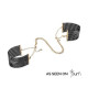 Наручники Bijoux Indiscrets Desir Metallique Handcuffs - Black, металеві, стильні браслети Наручники Bijoux Indiscrets Desir Metallique Handcuffs - Black, металеві, стильні браслети
