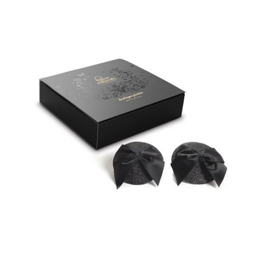 Пестіс Bijoux Indiscrets Burlesque pasties GLITTER and BOW Пестіс Bijoux Indiscrets Burlesque pasties GLITTER and BOW