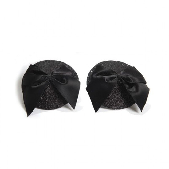 Пестіс Bijoux Indiscrets Burlesque pasties GLITTER and BOW Пестіс Bijoux Indiscrets Burlesque pasties GLITTER and BOW
